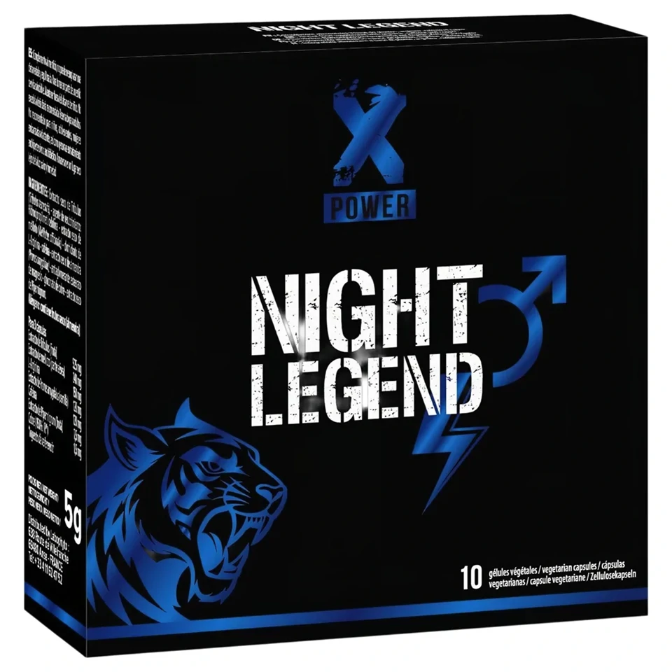 XPOWER Night Legend - étrend-kiegészítő kapszula férfiaknak (10 db)