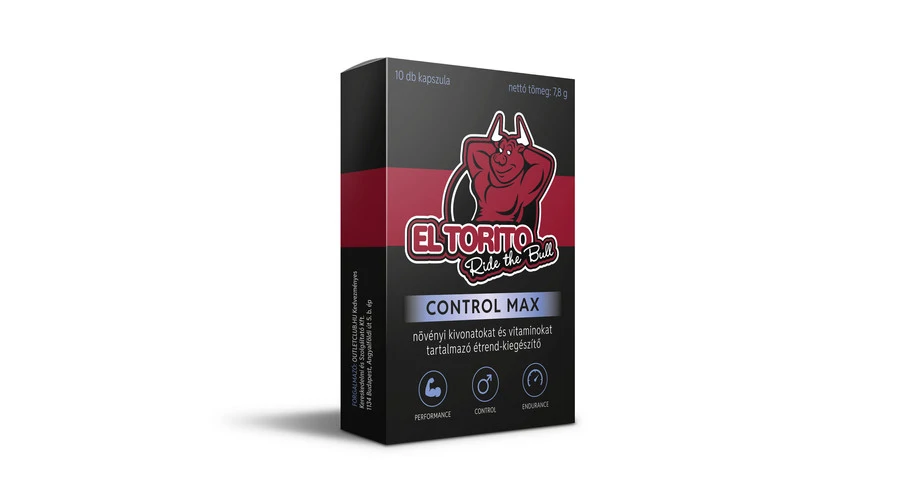 EL TORITO CONTROL MAX korai magömlés elleni kapszula - 10 DB